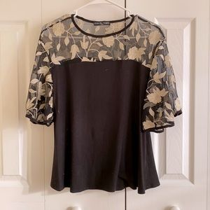 Black & Gold blouse